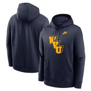 West Virginia Nike Legacy Logo Club Fleece Hoodie